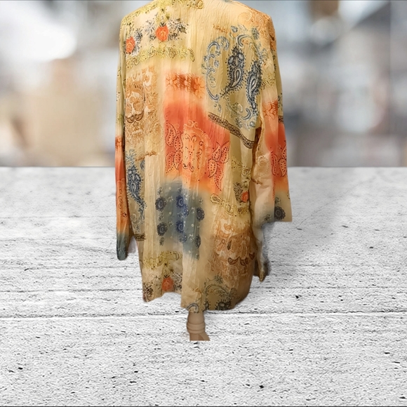 IOS gorgeous button down tunic size M - Picture 10 of 16